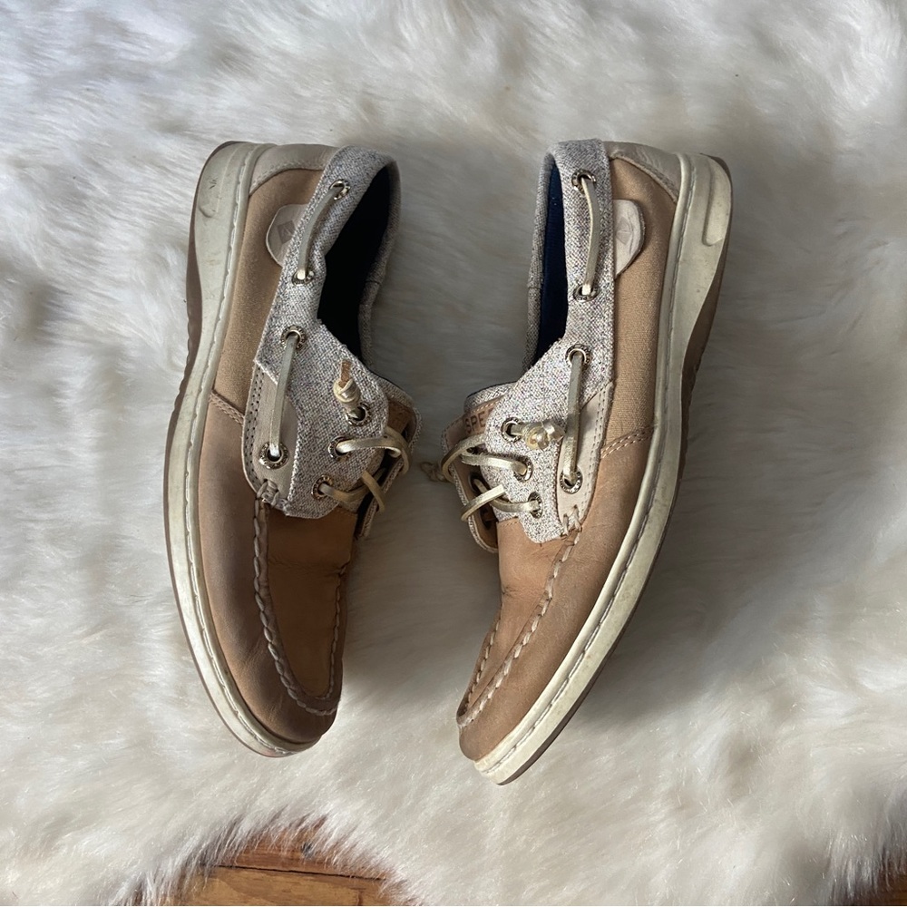 Sperry Rainbow Metallic Boat Shoes
